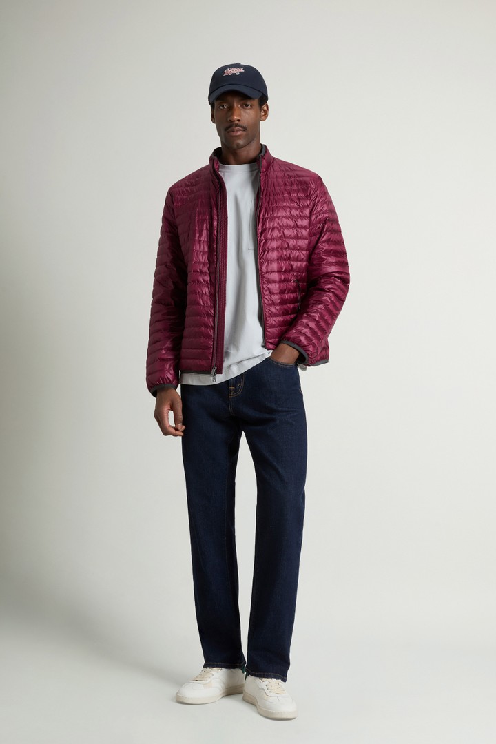 Lightweight Allen Down Jacket in Ripstop Nylon Burgundy photo 2 | Woolrich