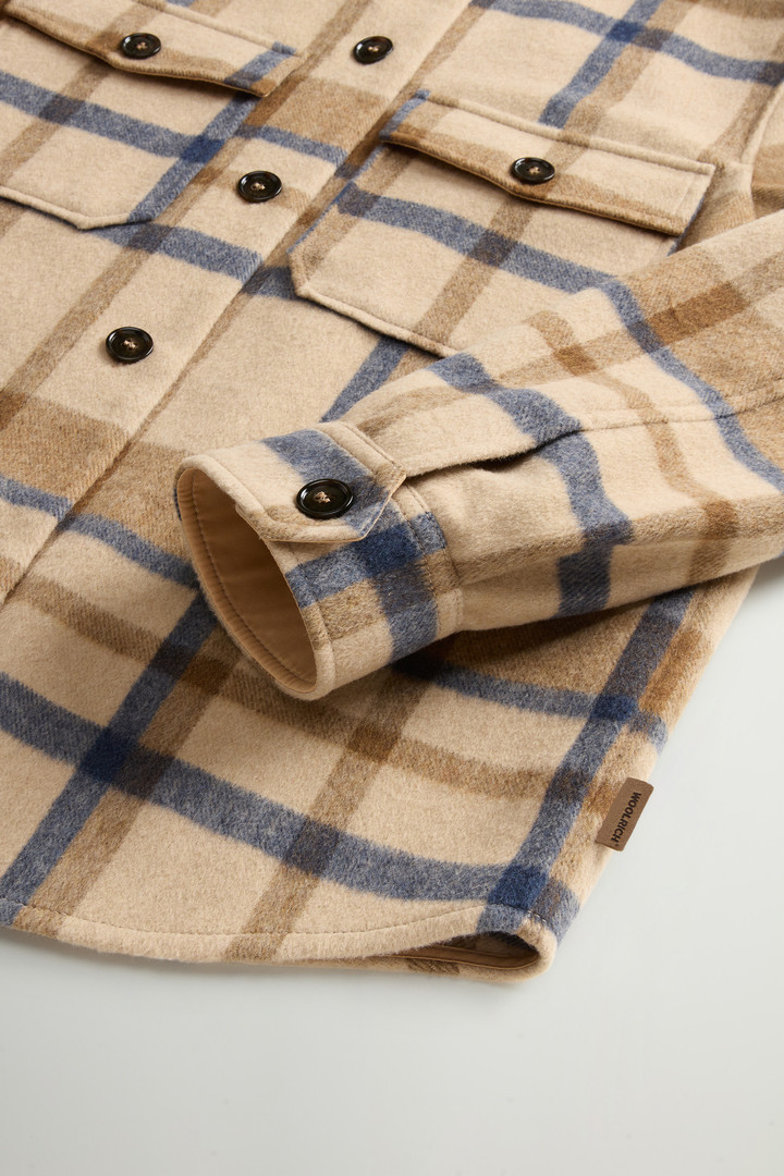 Overshirt in Wool Blend White photo 7 | Woolrich