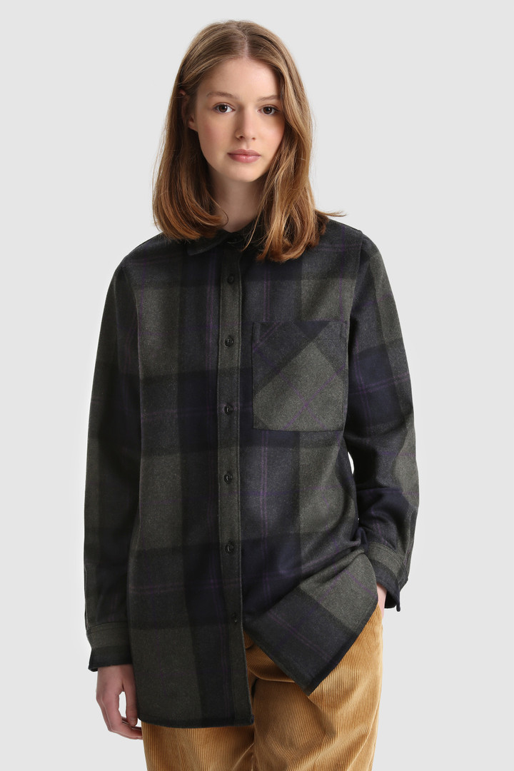 Boyfriend Overshirt - Made in Usa Green | Woolrich