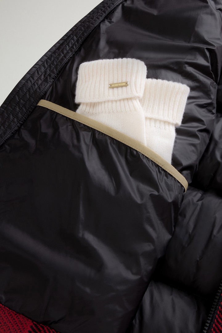 Soft Ramar Down Jacket with Buffalo Check Pattern Red photo 4 | Woolrich