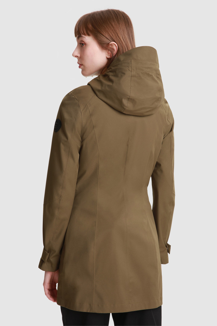 Leavitt Ultralight Waterproof Parka Green photo 3 | Woolrich