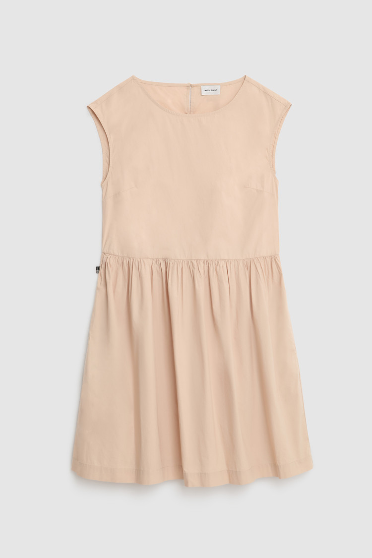 Popelinekleid mit Flügelärmel
