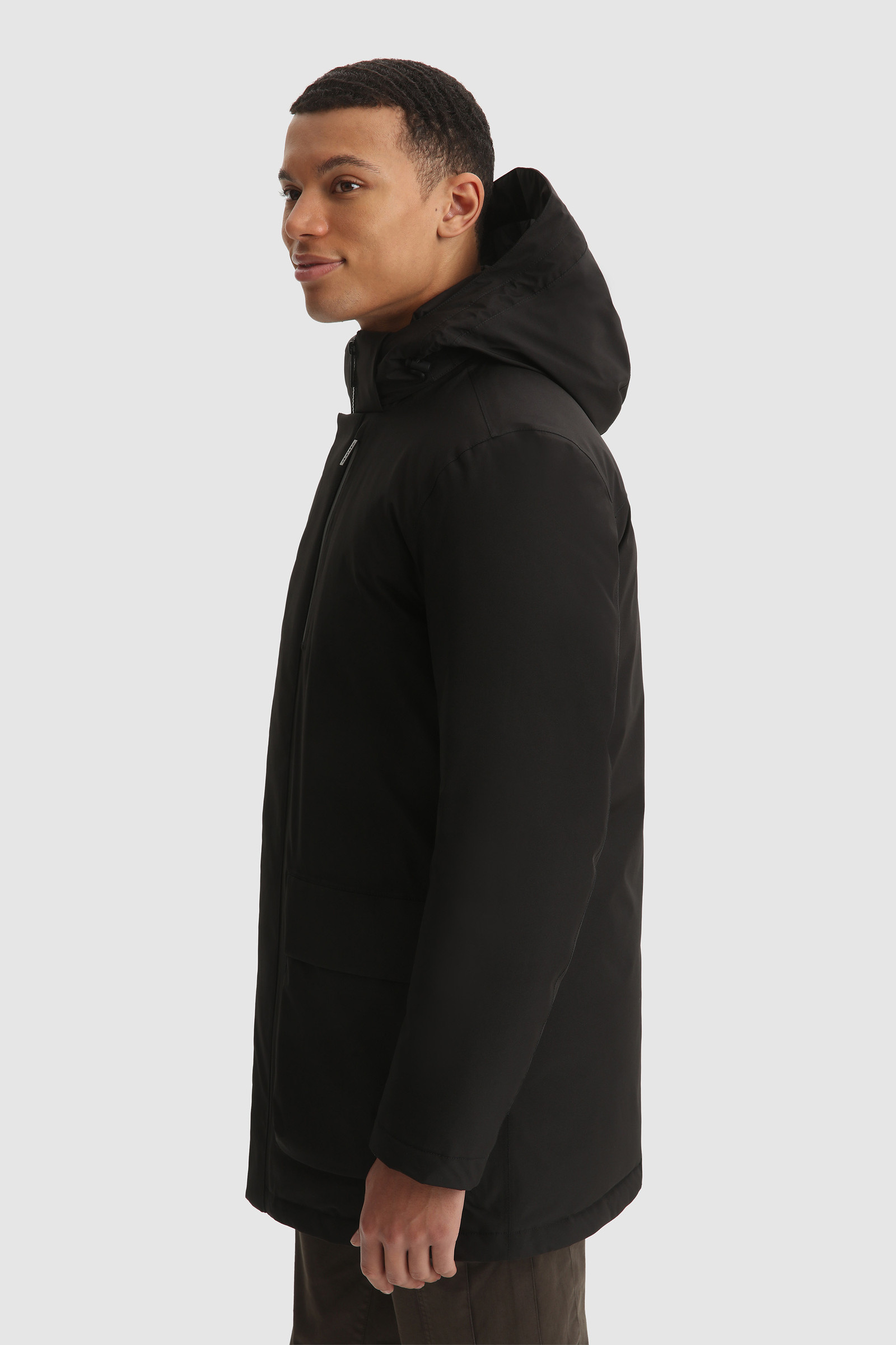 Men's GORE-TEX Urban Light Car Coat Black | Woolrich USA