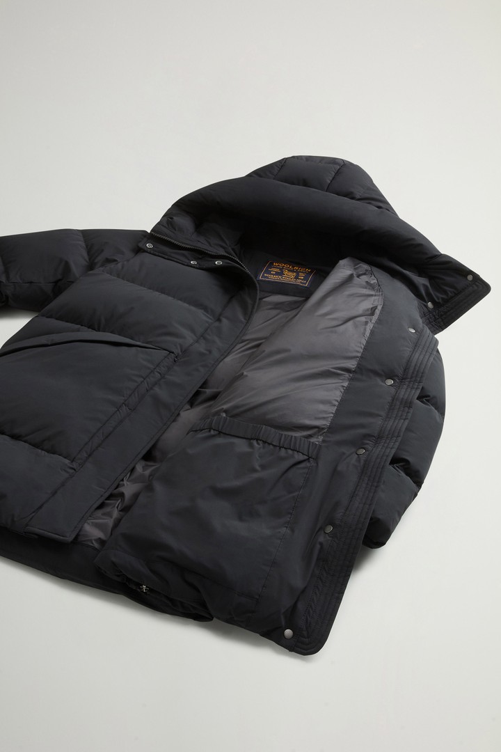 Women's Quilted Madison Parka in Matte Stretch Nylon black