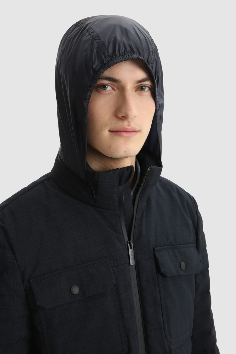 City Field Jacket in wool effect fabric