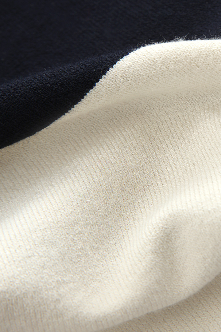 Jersey de cuello redondo con manga 3/4 azul photo 8 | Woolrich
