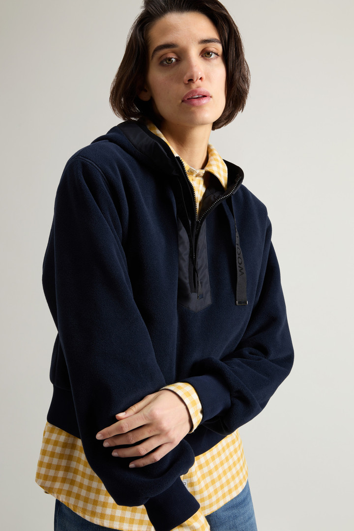 Fleece Hoodie Blue photo 4 | Woolrich