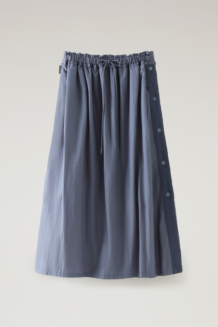 Skirt in Crinkle Satin Nylon Blue photo 1 | Woolrich