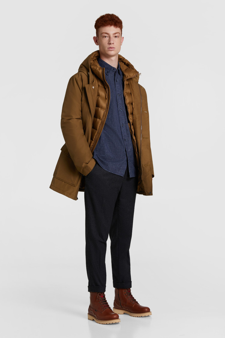 Comfort chino pants in wool