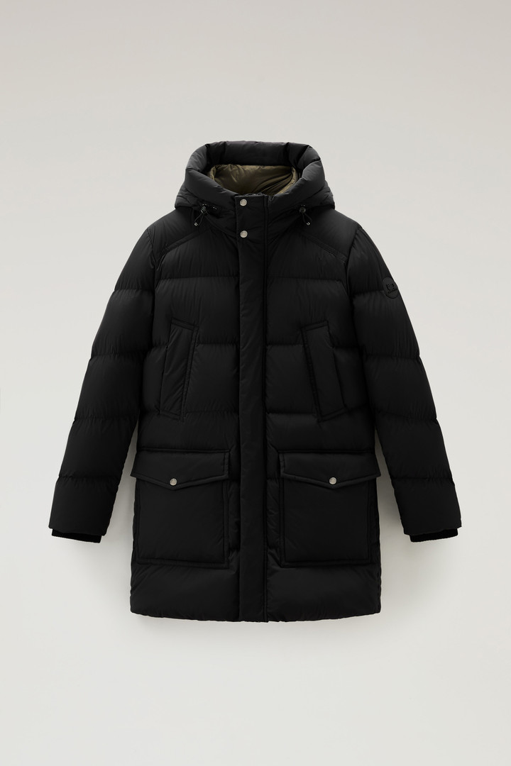 Premium Padded Parka in Stretch Nylon Black photo 1 | Woolrich