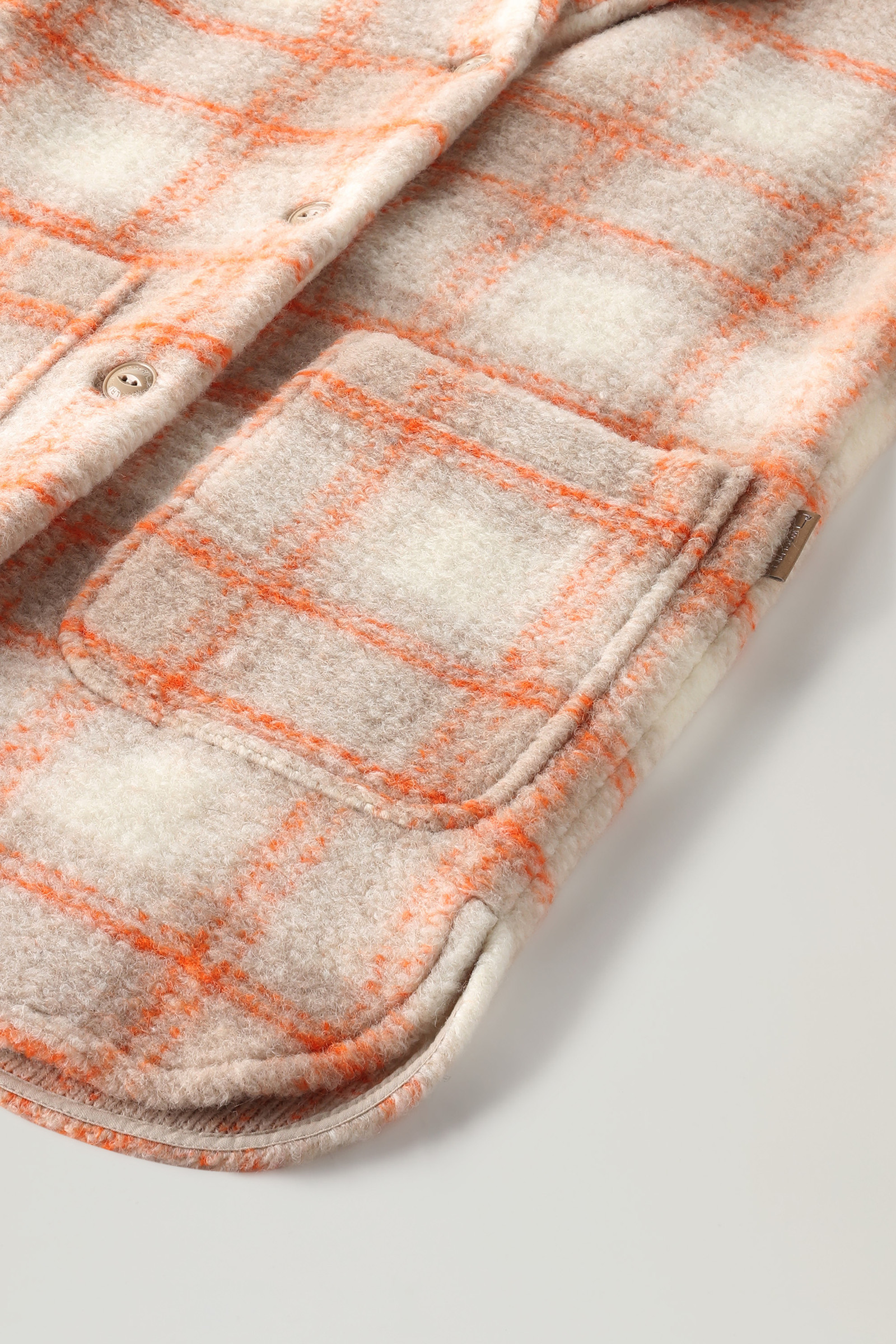 Gentry-Mantel mit Karomuster aus Wollmischung gelb photo 8 | Woolrich