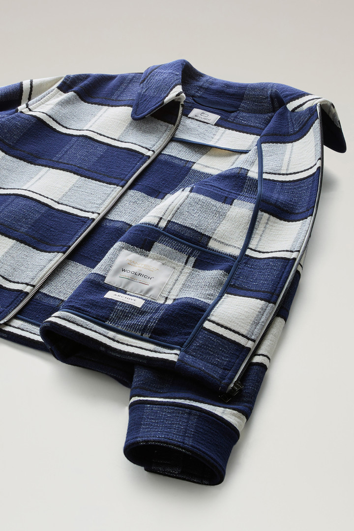 Gentry overshirt aus recyceltem Manteco-Baumwoll-Mischgewebe Blau photo 8 | Woolrich