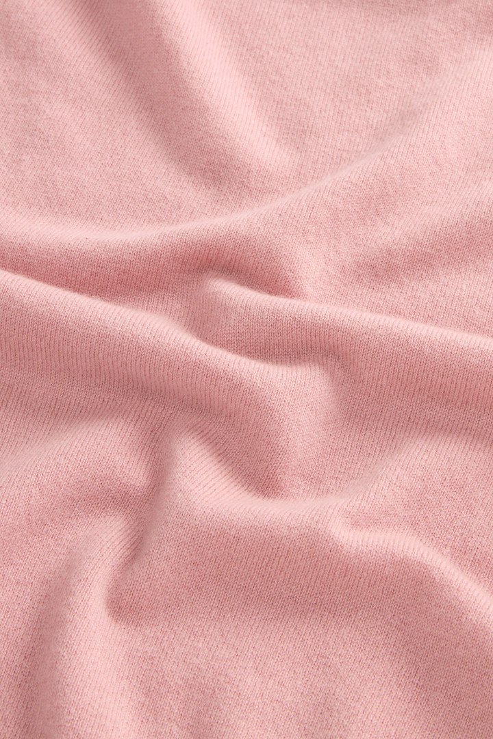 Pure Cashmere Sweater with High Neck Pink photo 8 | Woolrich