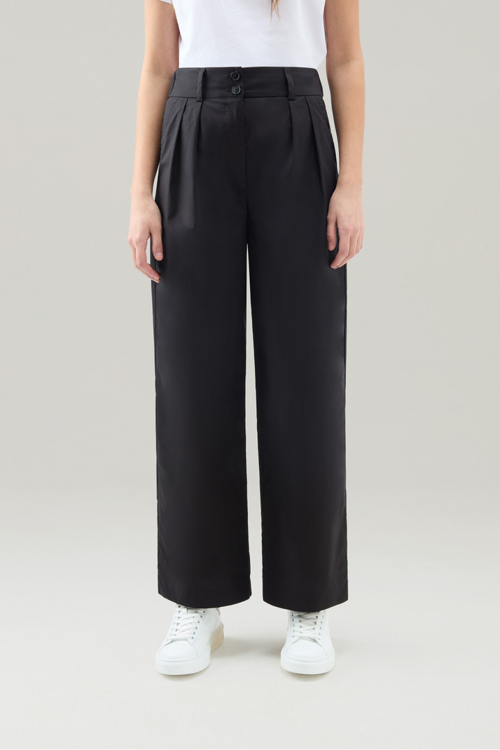 POPLIN PANT Zwart photo 1 | Woolrich