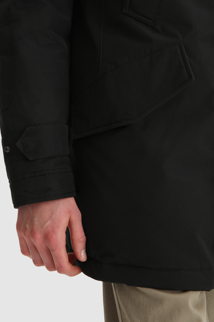Polar Parka con collo alto e pelliccia removibile