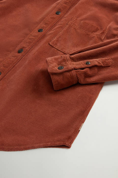 Garment-Dyed Corduroy Shirt Brown photo 2 | Woolrich