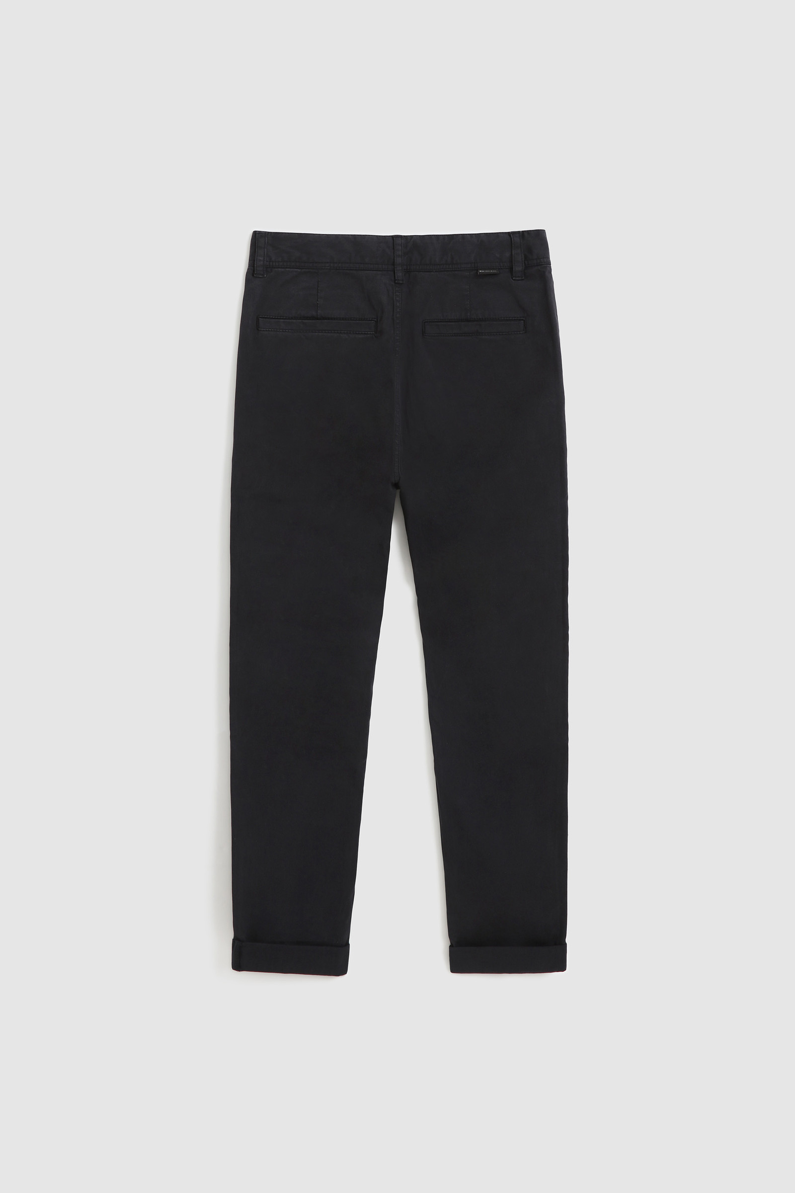 Boy's Pant in Garment-Dyed Cotton Blue photo 2 | Woolrich