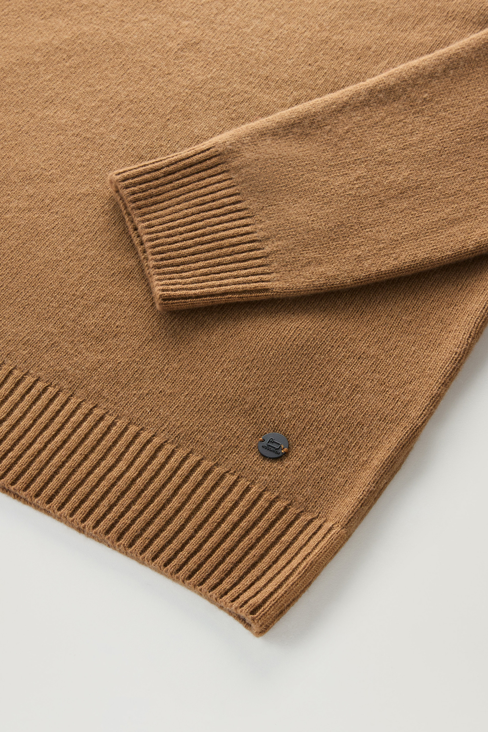 Achteraf geverfde coltrui van zuivere scheerwol bruin photo 7 | Woolrich
