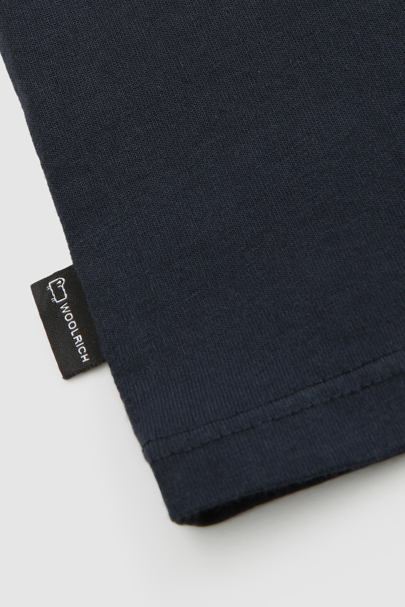 Boy's Organic Cotton Tee with Logo Blue photo 4 | Woolrich