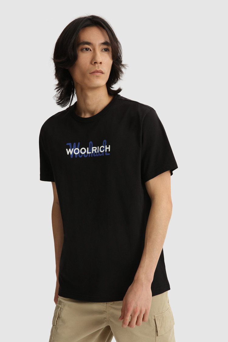T-shirt en coton avec grand logo