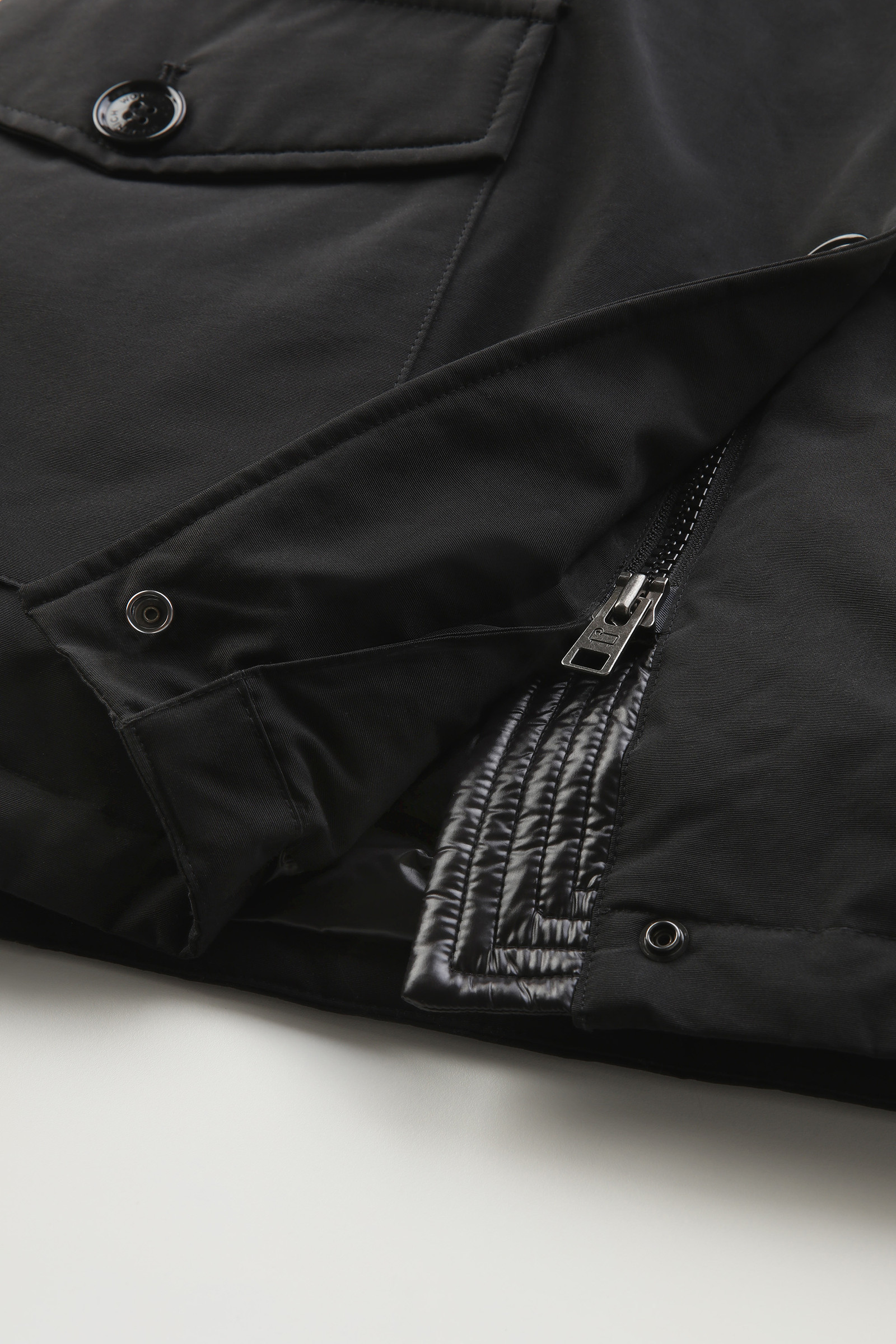 Arctic Parka in Ramar Cloth with Four Pockets Black photo 9 | Woolrich