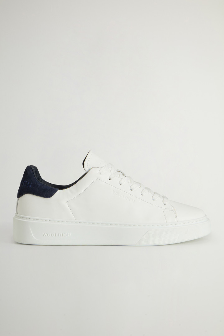 Classic Court-sneakers van leer Wit photo 1 | Woolrich