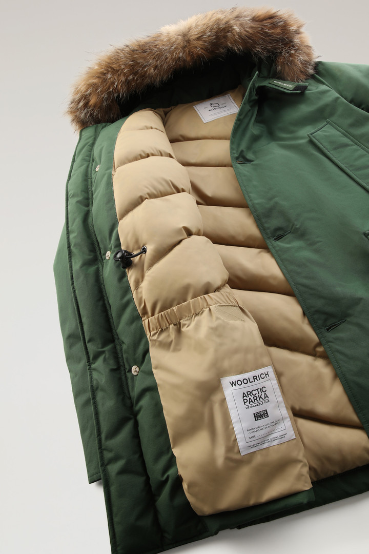 Men's Polar Parka in Ramar Cloth with High Collar green