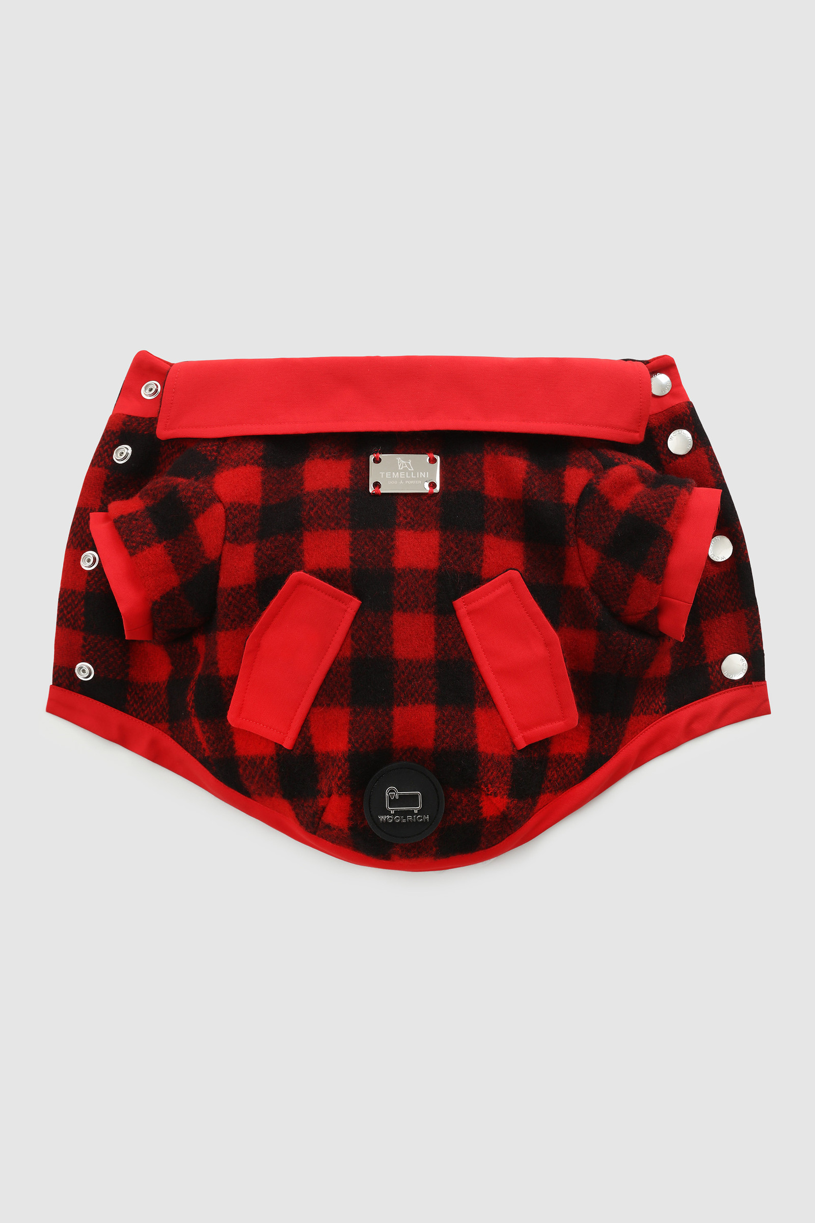 Temellini / Woolrich Small Dog Buffalo Check Overshirt Red photo 4 | Woolrich