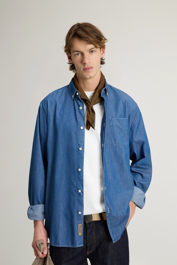 Chemise en pur coton Bleu photo 4 | Woolrich