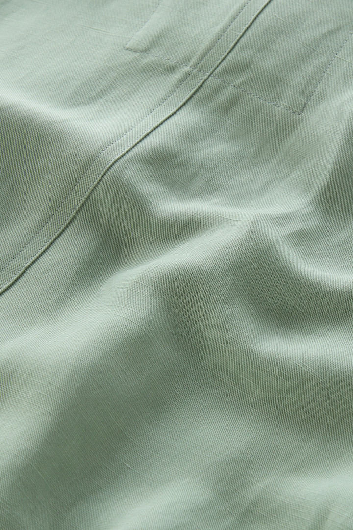 Overshirt in Linen Blend Green photo 9 | Woolrich