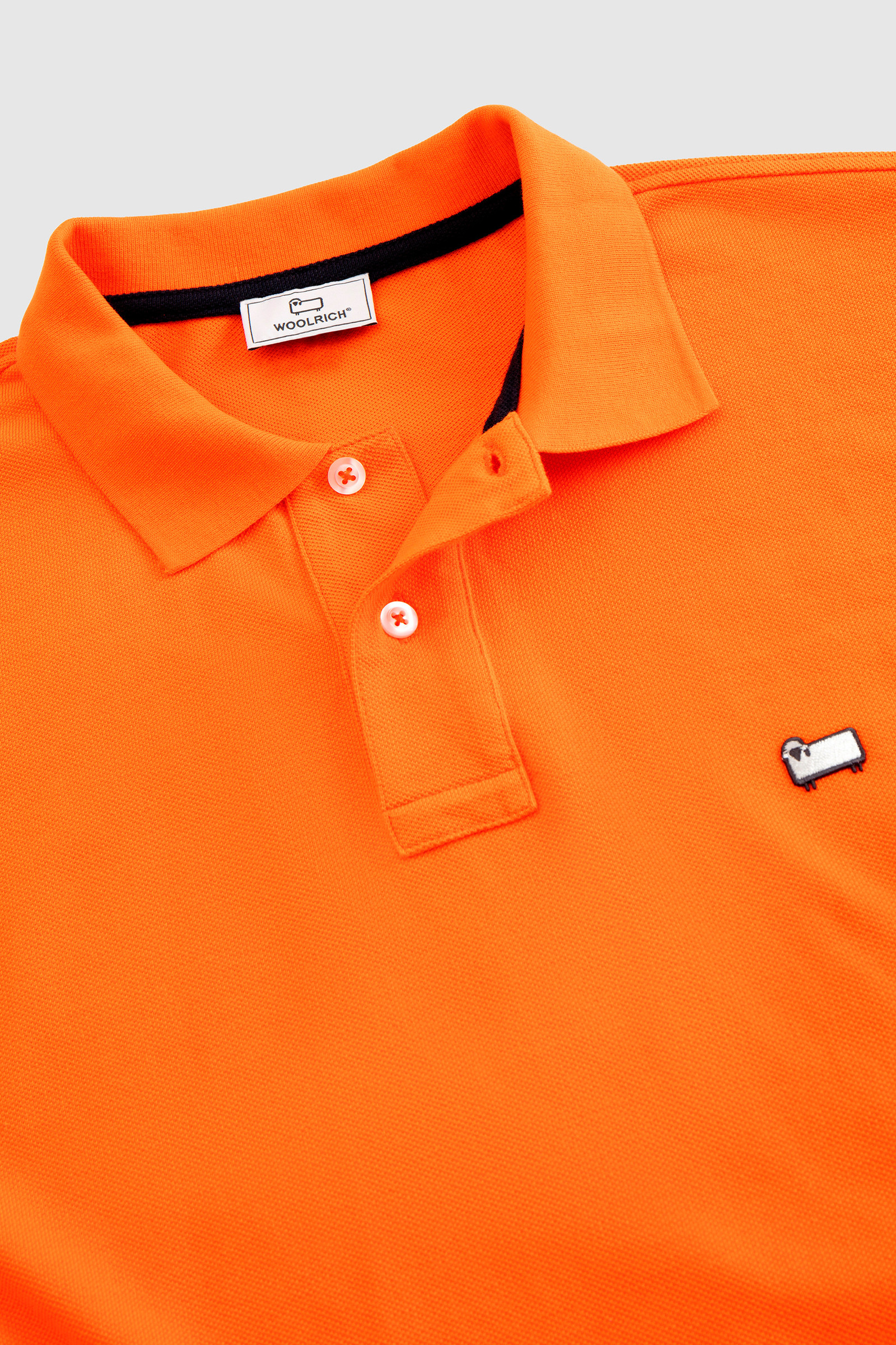 Polo American classique en coton orange photo 5 | Woolrich