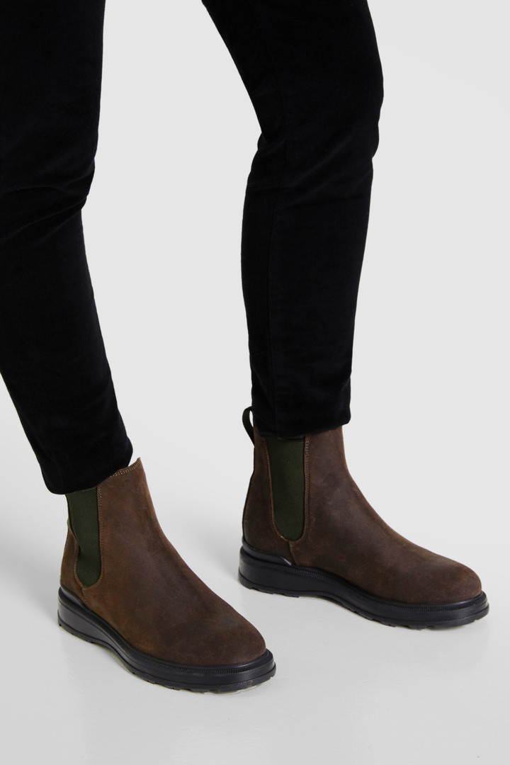 Stivale Chelsea, scamosciato