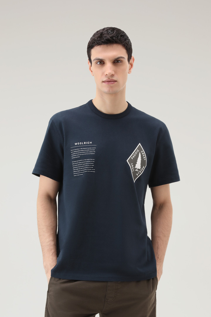 U.S. Trails T-shirt van zuiver katoen Blauw photo 1 | Woolrich