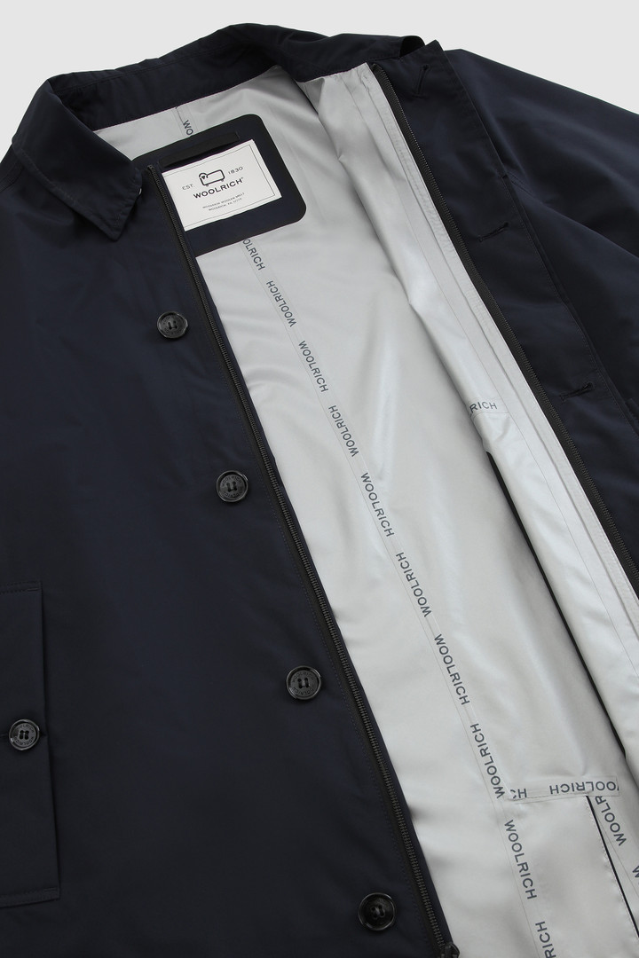 GORE-TEX ultralight high-tech waterproof coat Blue photo 12 | Woolrich