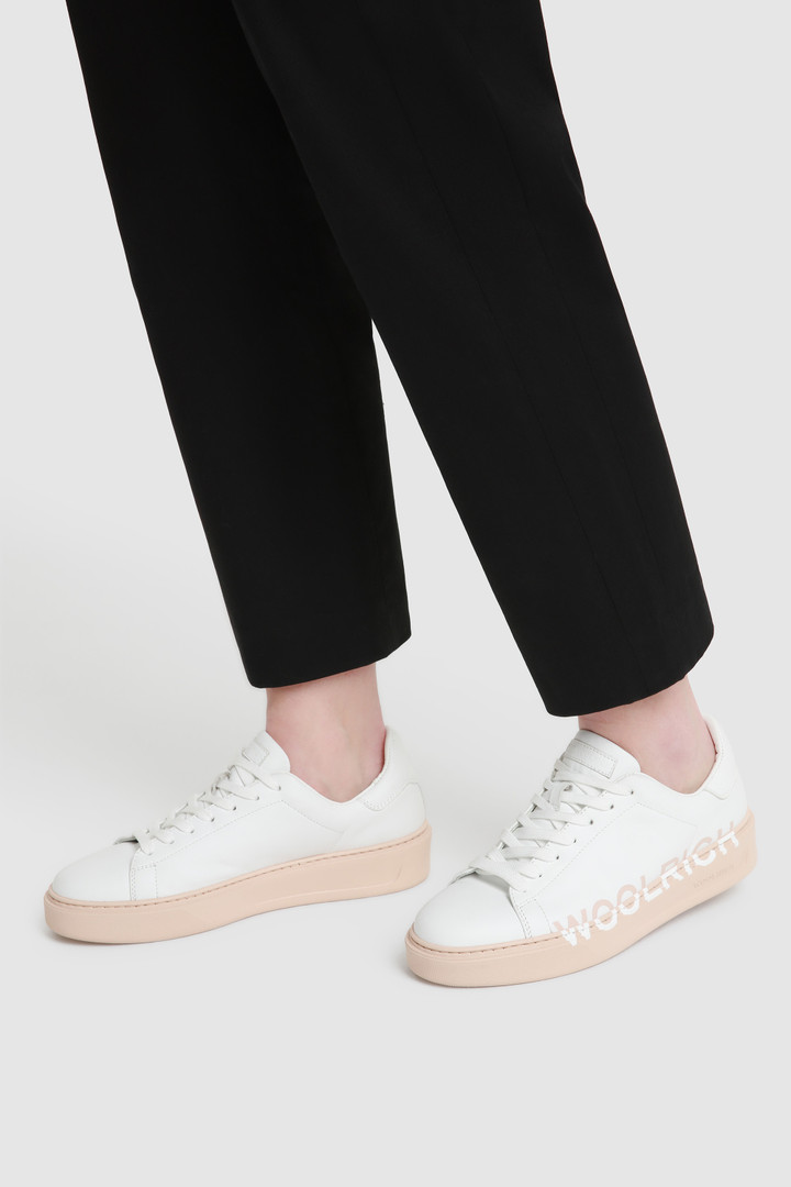 Court Sneakers with Logo Beige photo 6 | Woolrich