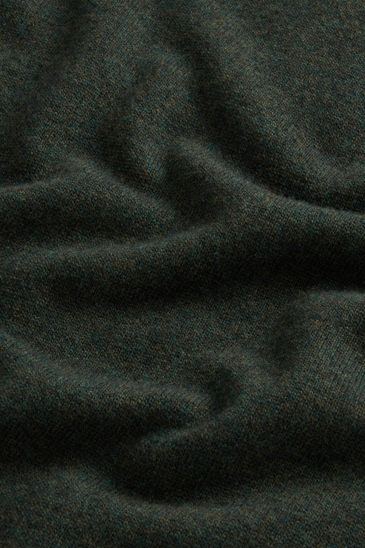 Pure Wool Crewneck Sweater Green photo 7 | Woolrich