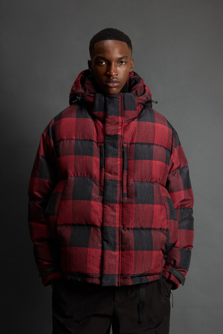 Kurzer Check Parka aus Olmetex-Nylon by Todd Snyder Multifarben photo 2 | Woolrich