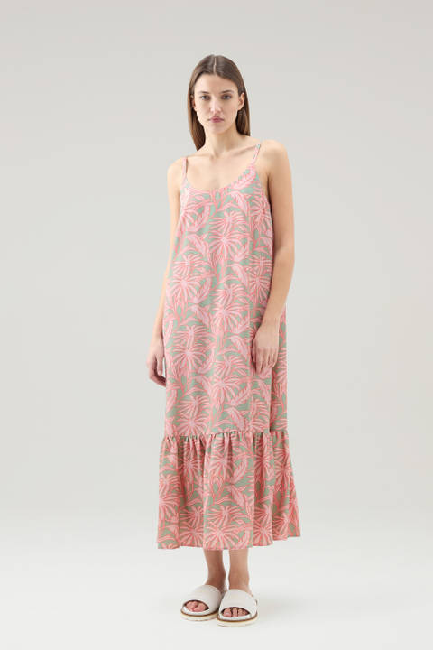 Dress with Tropical Print Pink | Woolrich