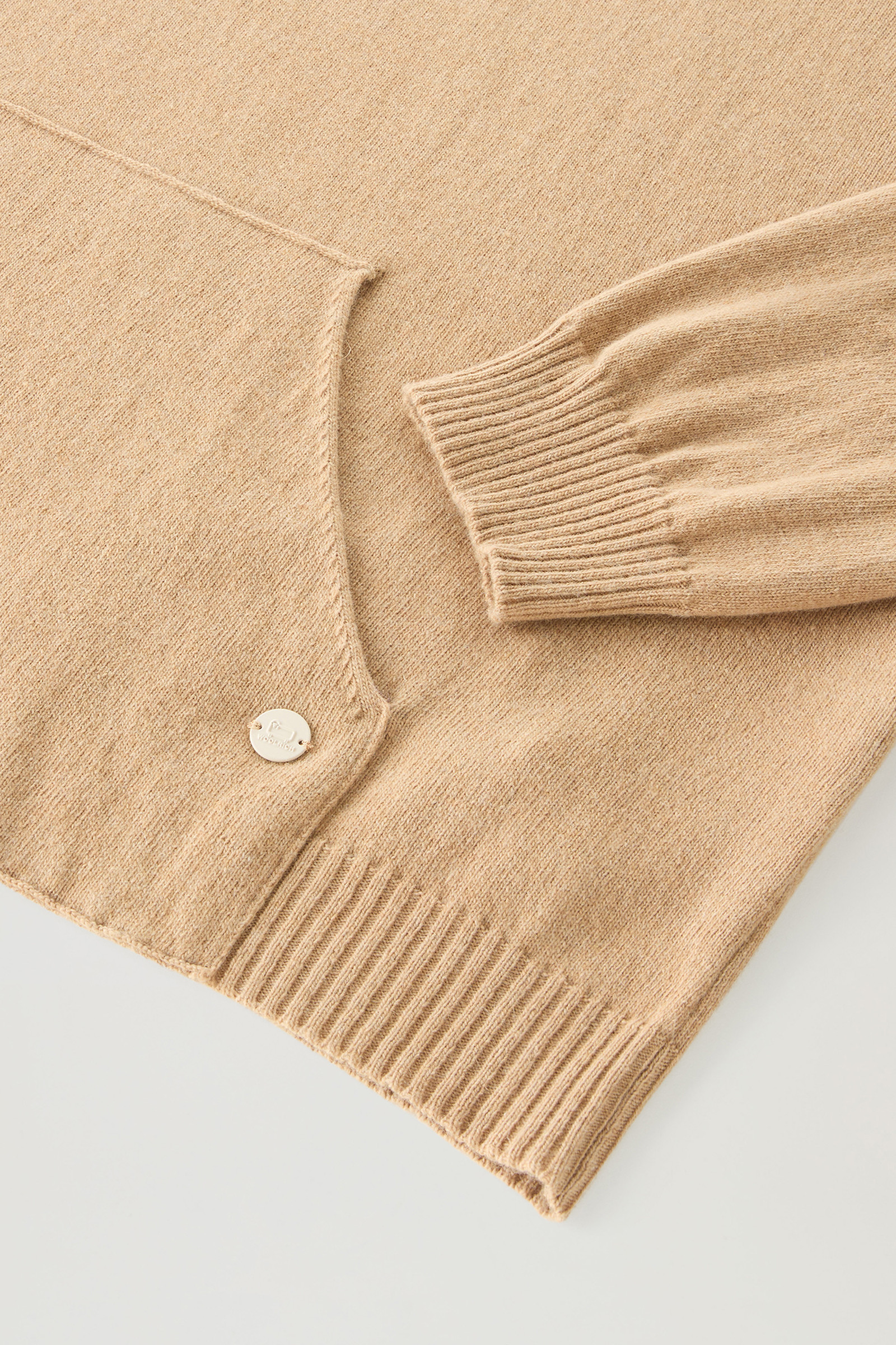 Sweater in Wool Blend with Dégradé Effect Beige photo 7 | Woolrich