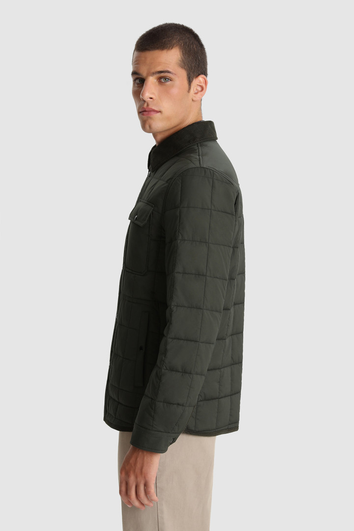 Wattiertes Overshirt Hunt aus Stretch-Stoff