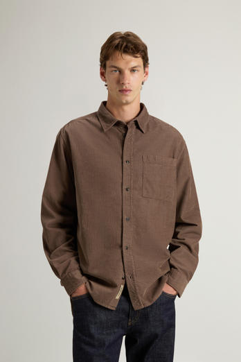 CORDUROY MACKEY SHIRT GD Brown | Woolrich