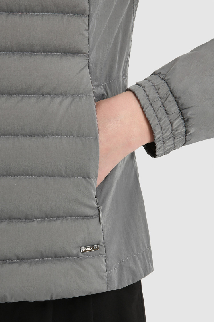 Violet quilted jacket