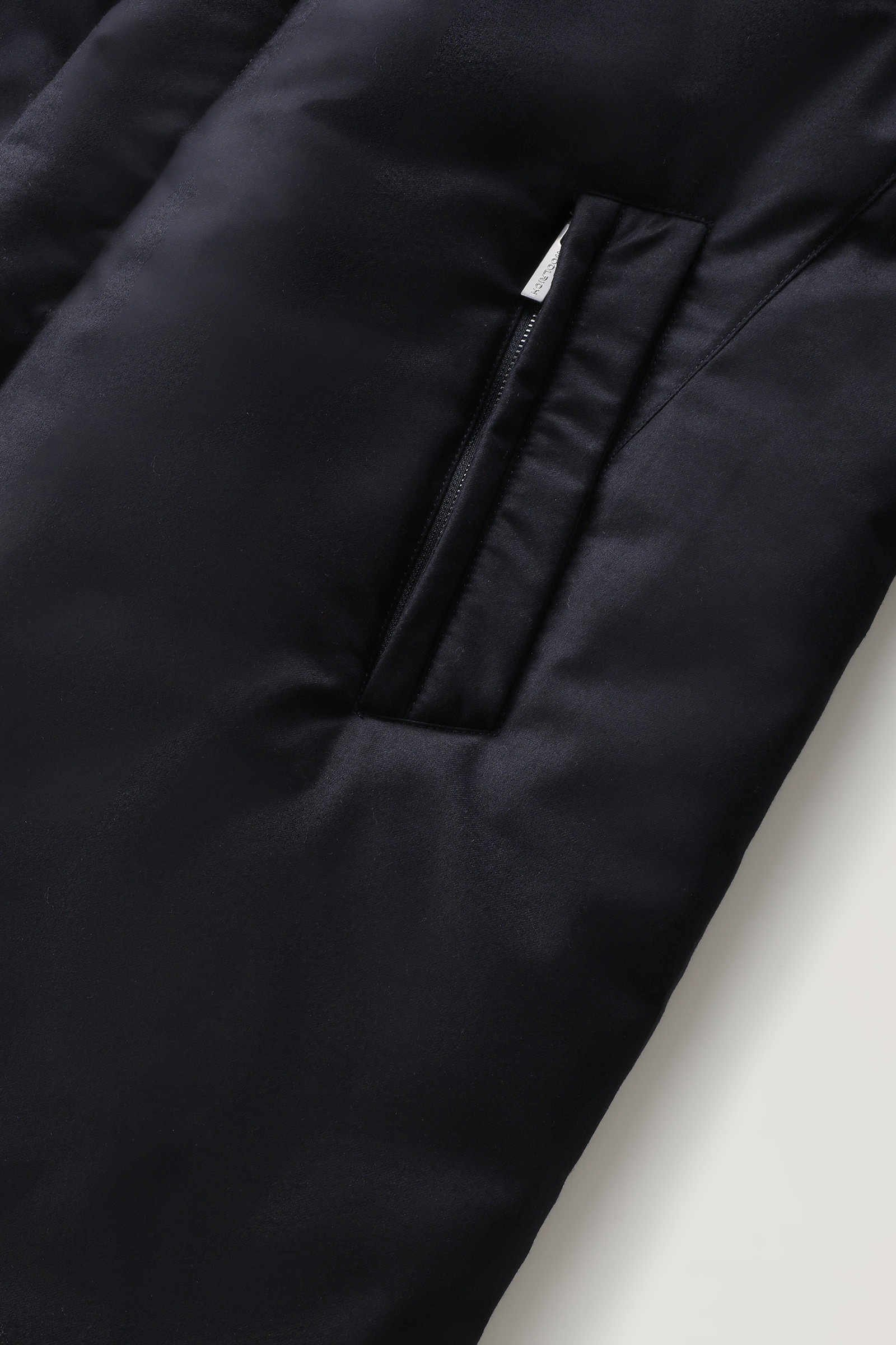 Luxury 2-in-1 jas van fijne Italiaanse wol en zijde, gemaakt van Loro Piana-stof blauw photo 8 | Woolrich
