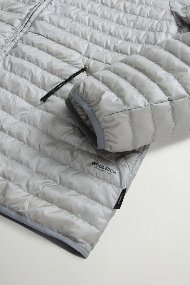 Lightweight Allen Down Jacket in Ripstop Nylon Gray photo 7 | Woolrich