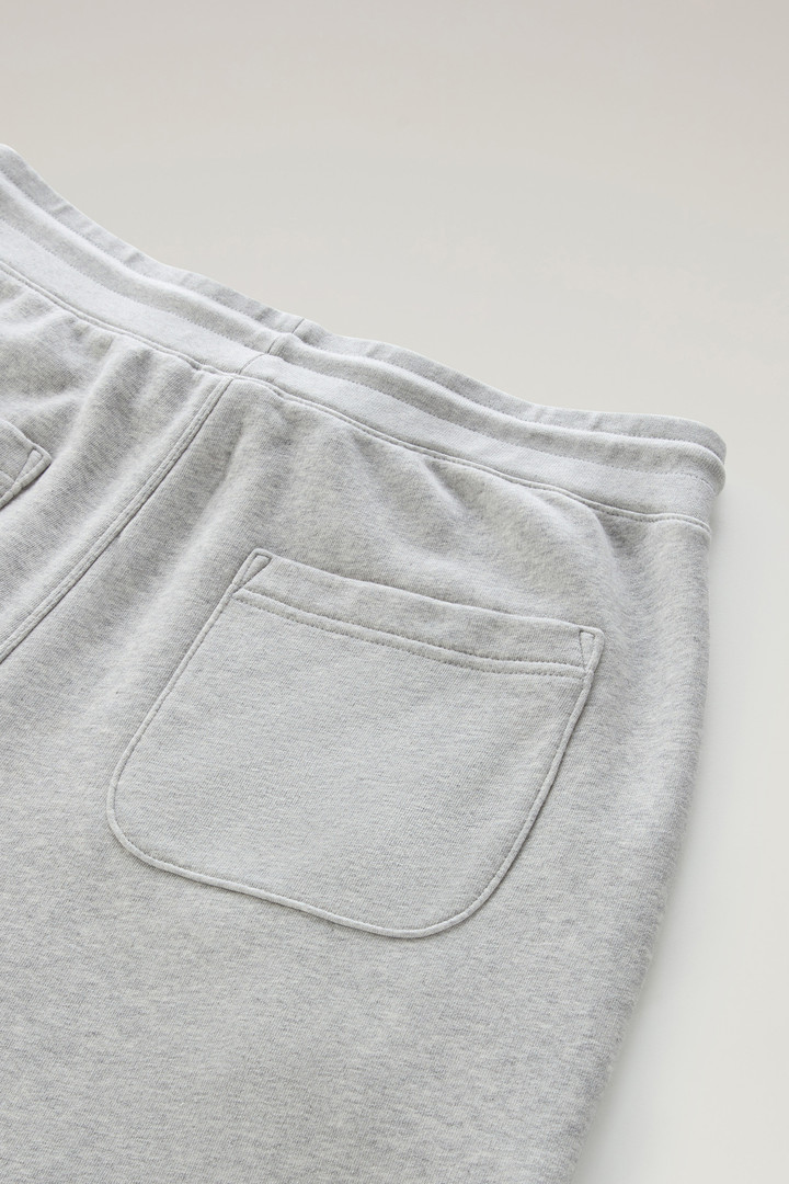 Sweatpants in Brushed Cotton Fleece Gray photo 7 | Woolrich