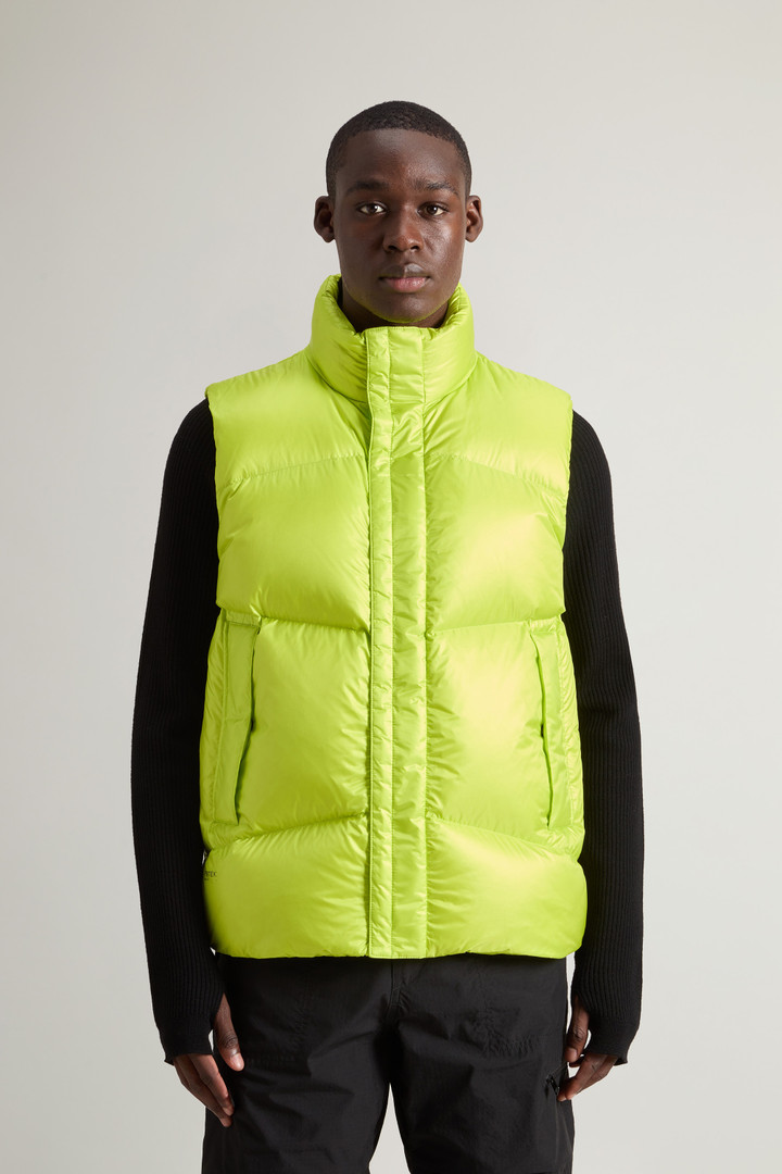 Quilted Vest in Recycled Pertex Quantum Nylon Yellow photo 1 | Woolrich