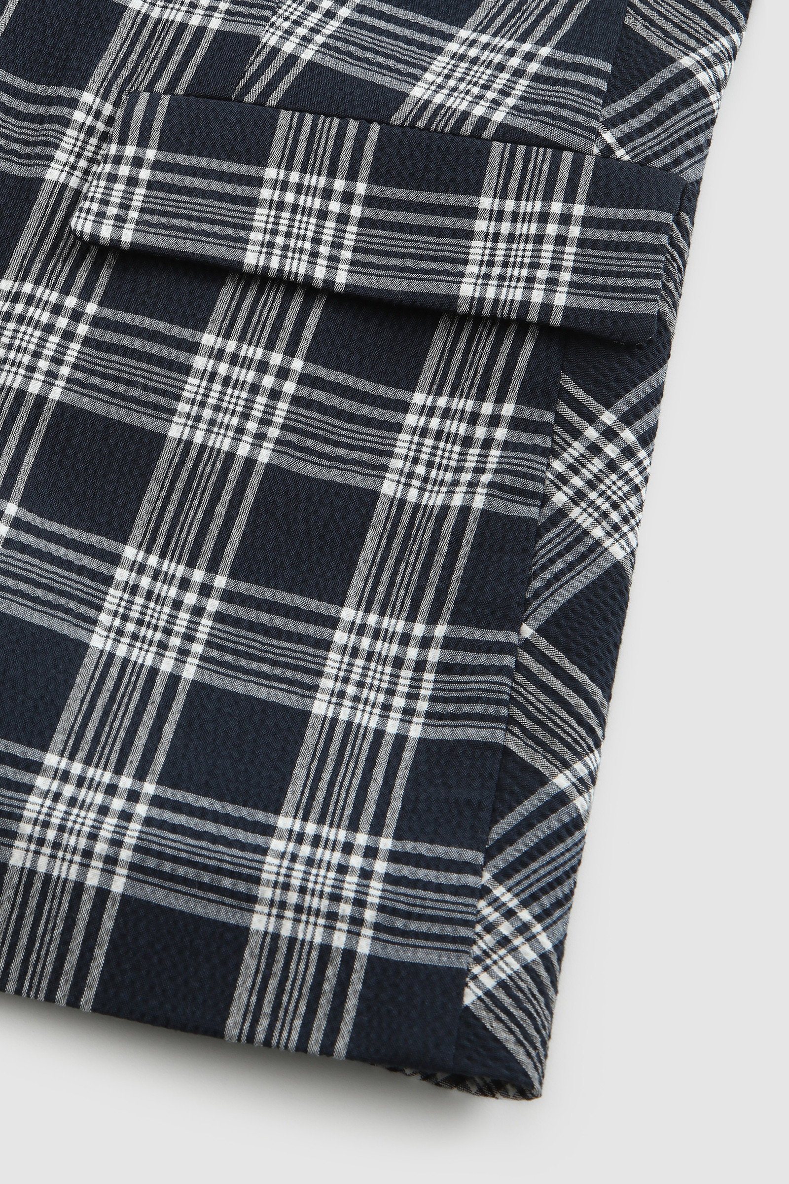 Seersucker Cotton Blazer Blue photo 8 | Woolrich
