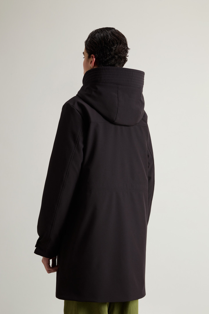 Firth Parka 2 in 1 in Tech Softshell Nero photo 3 | Woolrich