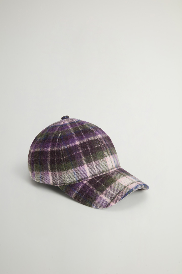 BRUSHED WOOL CAP Purple photo 1 | Woolrich