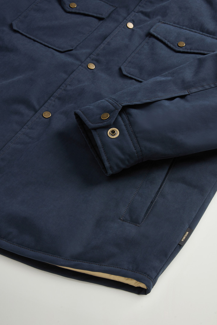 Mountain Cloth Overshirt Blue photo 7 | Woolrich